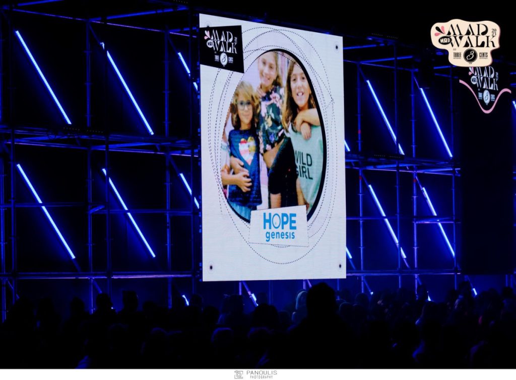 Με μεγάλη επιτυχία πραγματοποιήθηκε το MadWalk 2023 by Three Cents στο κλειστό γήπεδο Tae Kwon DO. O μεγαλύτερος θεσμός της χώρας, που ενώνει με κύρος μουσική και μόδα εδώ και 13 χρόνια, φέτος υποστήριξε τους σκοπούς της HOPEgenesis.